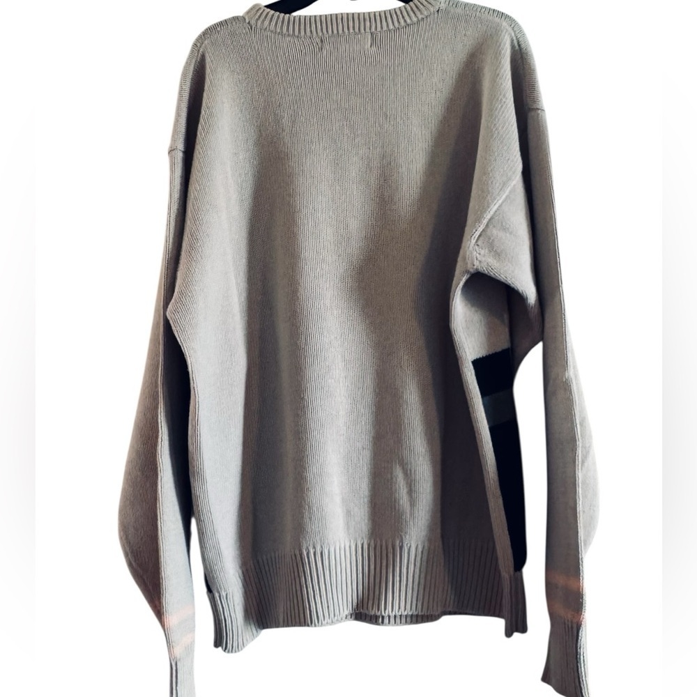 Vintage Sansabelt Golf / Sport Sweater, Men’s L, 100% Cotton, Bold Print - Picture 3 of 8